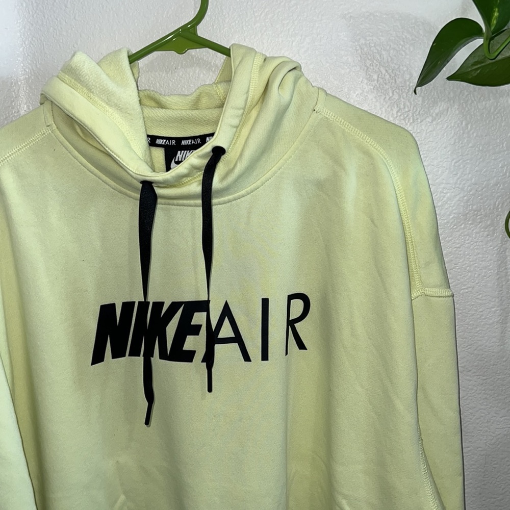 Nike Air Womens Light Yellow Sweatshirt